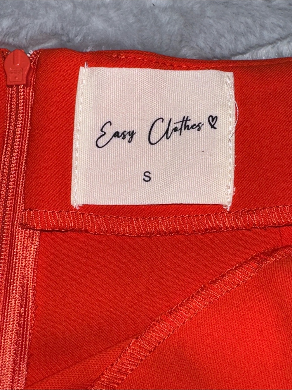 High-Rise Wide-Leg Pants in Vibrant Orange - Picture 2 of 3
